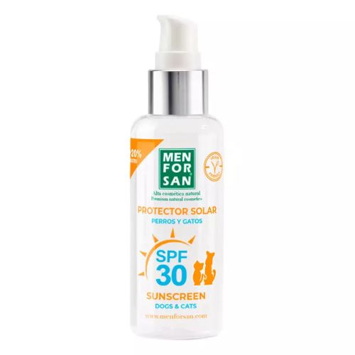 Protector solar para perros y gatos Factor 30 UVA UVB 60ml