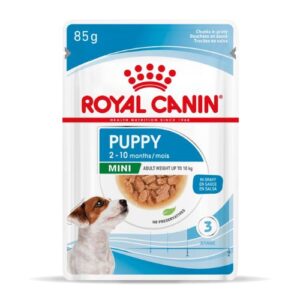 Sobre de comida húmeda en salsa Royal Canin puppy 85g