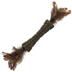 Stick de catnip con plumas doble 17cm