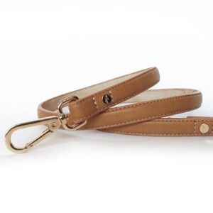 Correa trocadero de piel marrón 15mmx120cm
