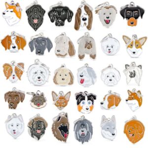 Chapas identificativas aluminio esmaltado (consultar raza)