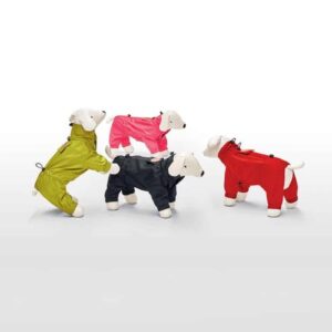 Anorak invierno verano cuatro patas poliuretano rojo 25cm