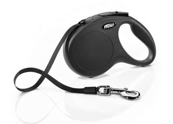 Correa extensible FleXi NEGRA Xs 3m