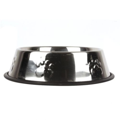 Comedero/bebedero acero inoxidable antivuelco y antideslizante 900ml