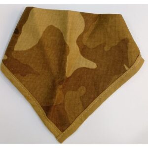 Bandana para collar con estampado militar