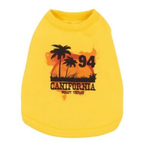 Camiseta California amarilla talla: 25cm