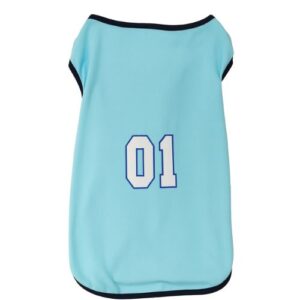 Camiseta de verano celeste talla 50cm