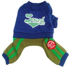 Chándal South azul y verde talla: 20cm