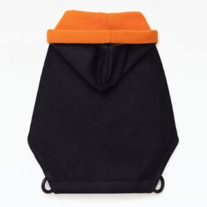 Chubasquero mini negro-naranja 15cm