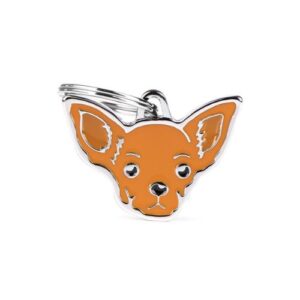 Chapa identificativa Chihuahua rojo