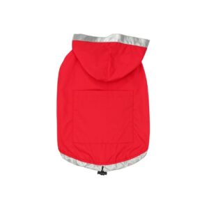 Chubasquero metálico rojo 23cm