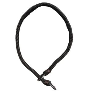Collar semiahogo de nylon negro