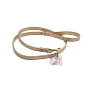 Correa dorada de piel 15mmx113cm