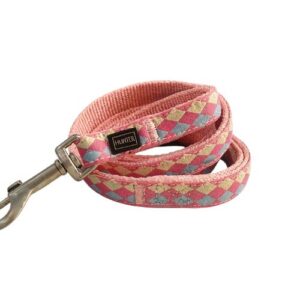 Correa Hunter rombos rosa 15mmx110cm