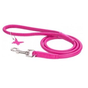 Correa piel rosa Collar 13mmx122cm