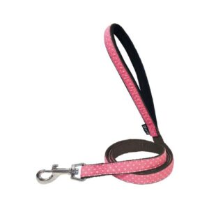 Correa rosa de lunares 15mmx120cm
