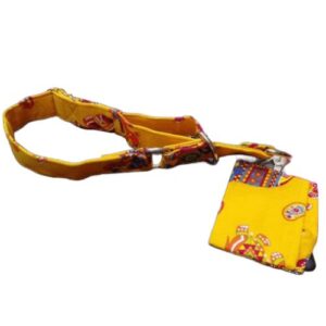 Collar  antiescape  elefantes mostaza 25mm