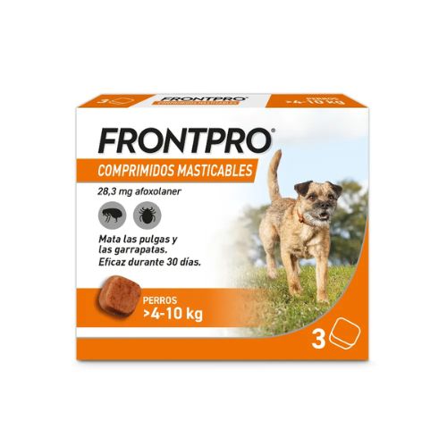 Frontpro comprimidos masticables perros 4-10kg (1 unidad)