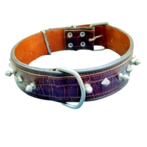 Collar granate croco pincho 60cm