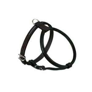 Arnés Hunter negro con cristal Swarovski 45cm