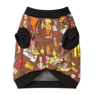 Impermeable marón muñecas 28cm