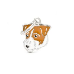 Chapa identificativa Jack Russel broken