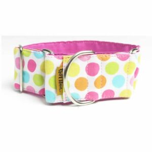 Collar para galgo Martingale lunares 5cm x (30-50cm)