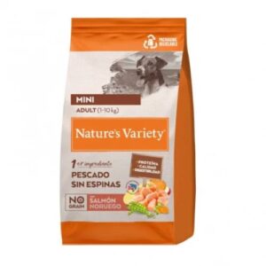 Nature's variety no grain salmón adulto mini 1.5kg
