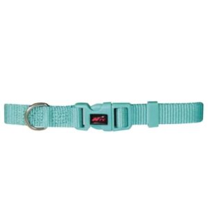 Colar de nylon color aquamarina 20mm