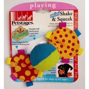 Mini pelota con sonidos "Shake & Squeak"