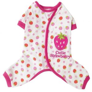 Pijama para perros y gatos mini con diseño de frutas talla: 20cm