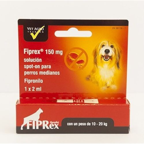 Pipeta contra pulgas y garrapatas perro 10-20kg FIPRex