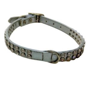 Collar shiny cristal doble plata 35cm