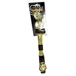 Collar con chapa Rogz amarillo 15mm
