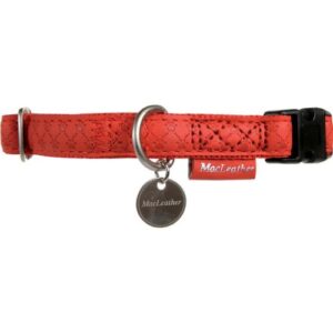 Collar macleather rojo 20mm