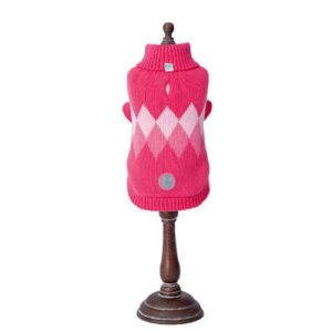 Jersey rombos rosa 25cm