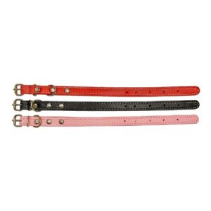 Collar serraje para letras 25cm rojo/negro/rosa