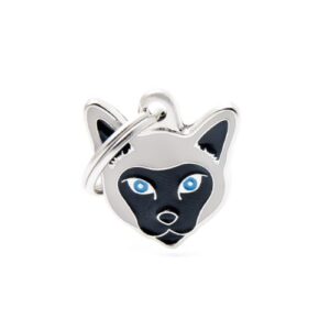 Chapa identificativa gato Siamés