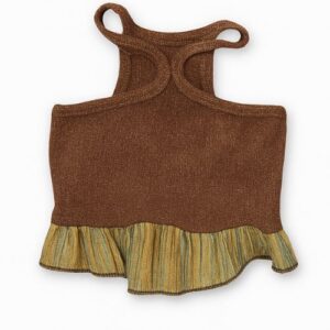Vestido luxury marrón brillo 25cm