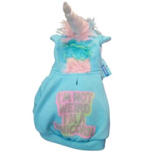 Sudadera unicornio azul 25cm