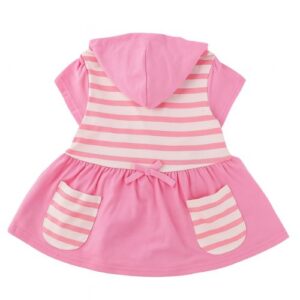 Vestido camisero de rayas rosa talla 50cm
