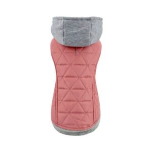 Anorak sudadera con capucha rosa 40cm