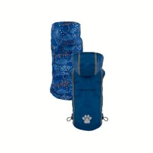 Impermeable reversible azul-paraguas 25cm