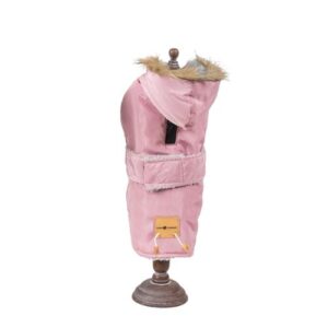 Plumífero rosa cinturón ajustable 25cm