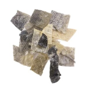 Trozos de piel de Salmón 100% natural 50g