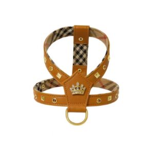 Arnés luxury marrón de piel