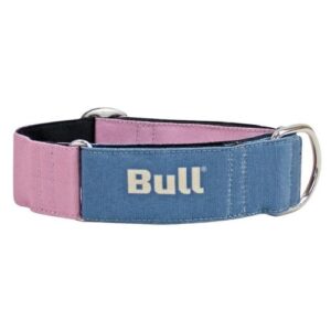 Collar galgo rosa-marino S