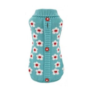 Jersey flores azul 35cm