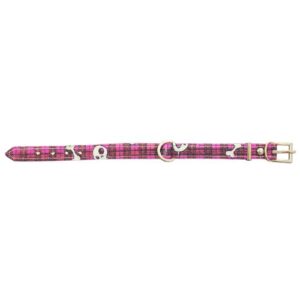 Collar calaveras rosa nou 30cm