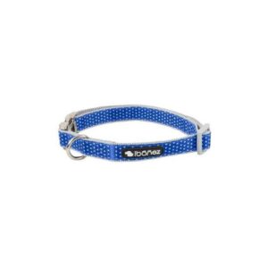 Collar azul de lunares 20mm